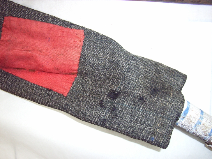 Gamba destra dopo il restauro